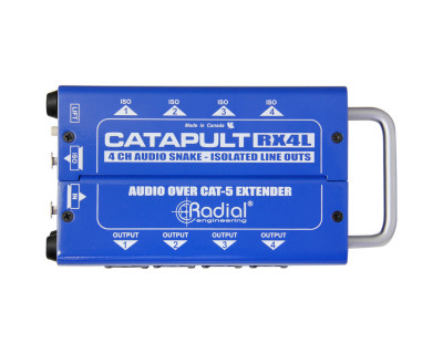 Catapult RX4L 4-Ch CAT-5 Receiver with Balanced Out / Line-Level 