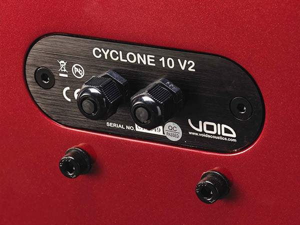 Back of Void Cyclone 10 Passive Speaker