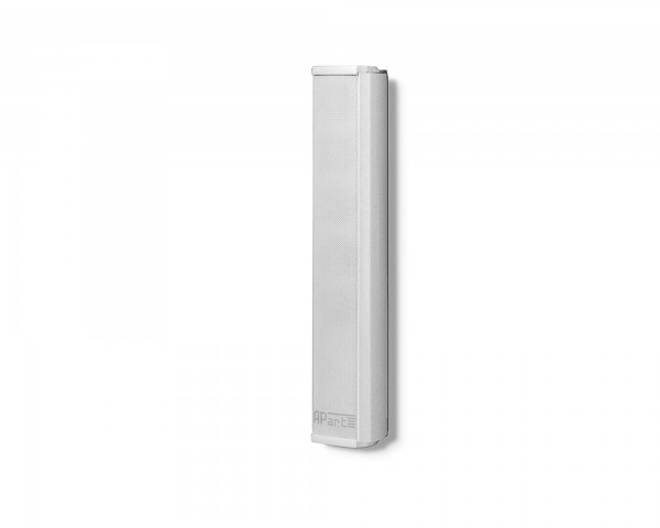 Apart COLS41 Extra-Slim Column 4x2+HF 20W/100V IP66 Inc L Brackets - Main Image