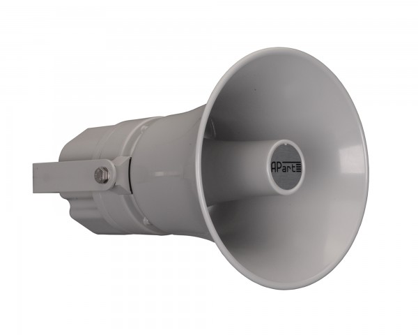 Apart HM25G Ultra Long-Throw PA Horn 25W/100V Cool IP66 Grey - Main Image