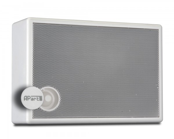 Apart SM6V-W On-Wall Speaker with Volume Control 100V 6W White - Main Image