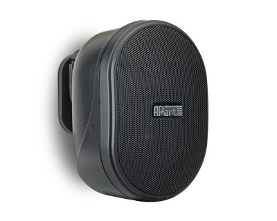 OVO3 Black 3" 2-Way Oval Speaker Inc Bracket 40W