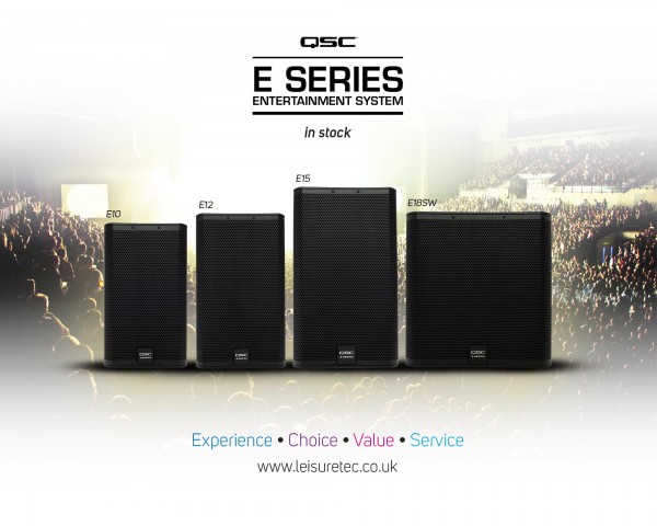 QSC launch the E Series Passive Speaker Series