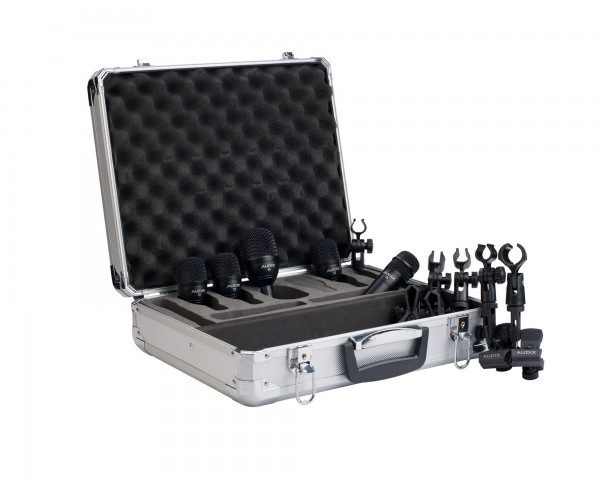 Audix FP5 Microphone Drum Pack Inc Case (3xF2 / 1xF5 / 1xF6) - Main Image