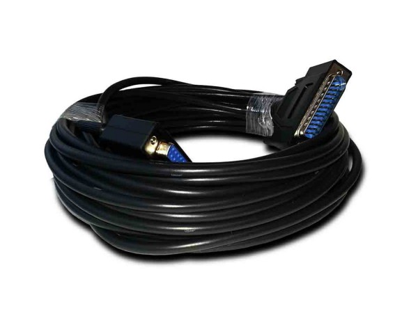 Laserworld ILDA EXT-10 Extension Signal Cable DB25 Male to Female 10m - Main Image