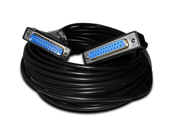Laserworld ILDA EXT-20 Extension Signal Cable DB25 Male to Female 20m - Main Image