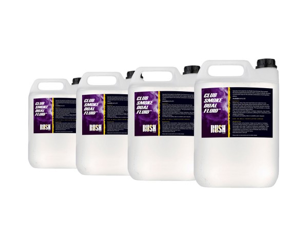 Martin Professional RUSH Club Smoke Dual - Fluid - Box of 4 x 5 Litre Bottles - Main Image