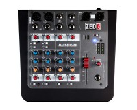 Allen & Heath ZED6 2-Mic/Line 2 Stereo i/p Console with 60mm Faders - Image 2