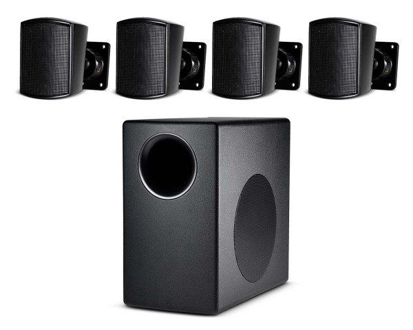 JBL Control 50 Pack Satellite-Sub System C50S/T & 4xC52S/T Black - Main Image