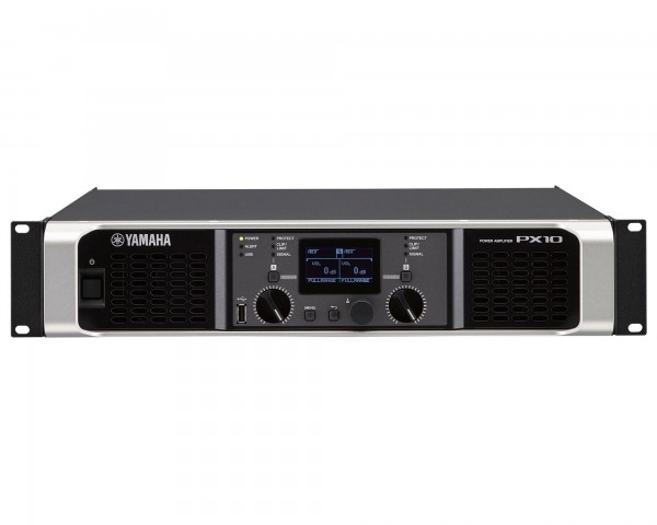 Yamaha PX10 Class D Power Amp 2x1200W @ 4Ω with On-Board DSP 2U - Main Image