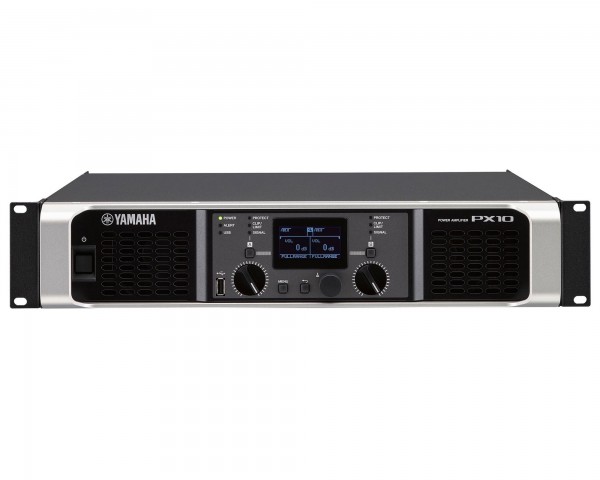 Yamaha PX10 Class D Power Amp 2x1200W @ 4Ω with On-Board DSP 2U - Main Image