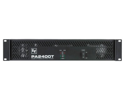 PA2400T 2 Channel 100V Line Amplifier 2x400W/100V 2U