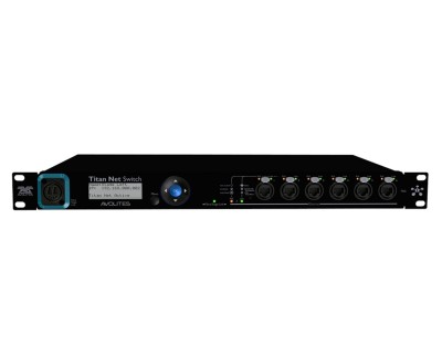 Titan Net Switch to Connect FOH to Stage Via Cat5 or Fibre 1U