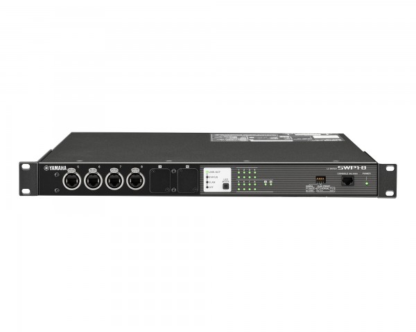 Yamaha SWP18 Network Switch with 8 EtherCON Ports - Main Image