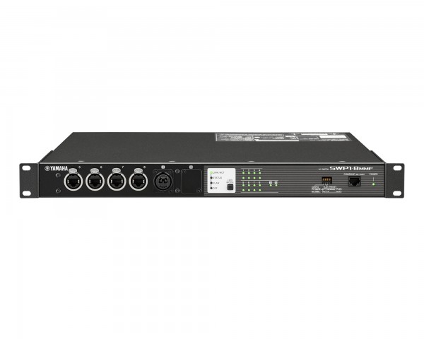 Yamaha SWP18MMF Network Switch with 8 EtherCON Ports + 1xOpticalCON - Main Image