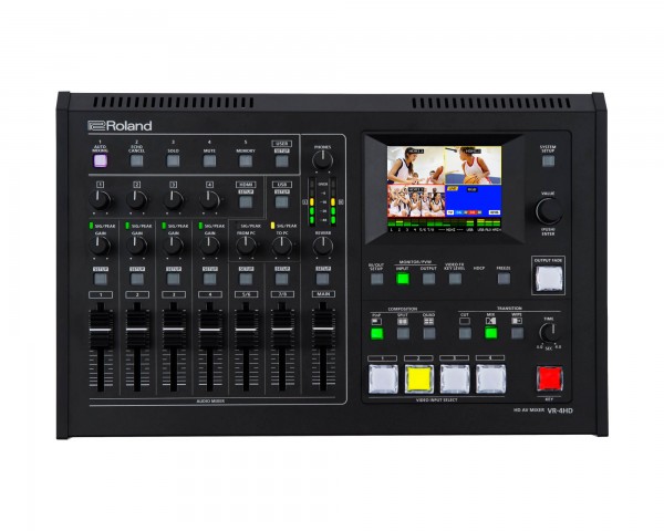 Roland Pro AV VR-4HD HD AV Mixer 4Ch with HDMI in/out and Touch Multi-Viewer - Main Image