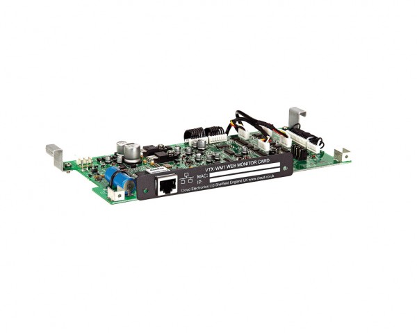 Cloud VTXWM1 Web Monitoring Ethernet Card for VTX Amplifiers - Main Image