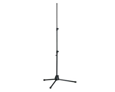 199 Straight 3-Section Mic Stand with Plastic Base Black