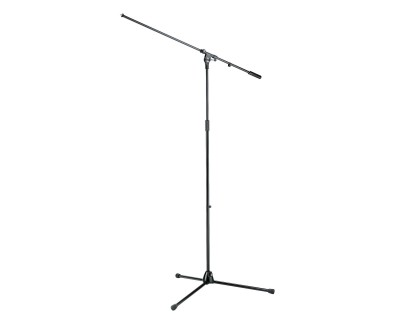 21021 Overhead Mic Boom Stand with Long Legs and Column Black