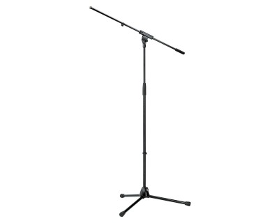 210/6 Black Mic Boom Stand All-Metal with Long Legs Black
