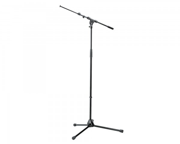 K&M 210/9 RSJ Mic Boom Stand All-Metal with Extending Boom Black - Main Image
