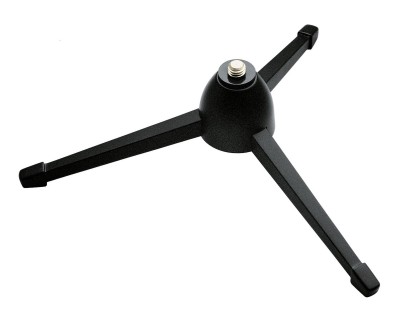 23105 3-Legged Table Mic Stand Lightweight Plastic Black