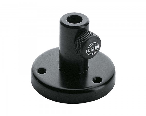 K&M 23855 Screw-on Table Flange for 23850 Anglepoise Black - Main Image