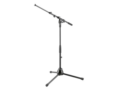 259 Low Level Mic Stand with Extendable Boom Black