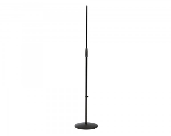 K&M 260/1 BLACK Mic Stand Heavy Round Base 87-158cm 3/8 3.89kg - Main Image