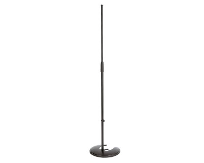 26045 Mic Stand Straight Stackable (up to 5) Cast Base Black