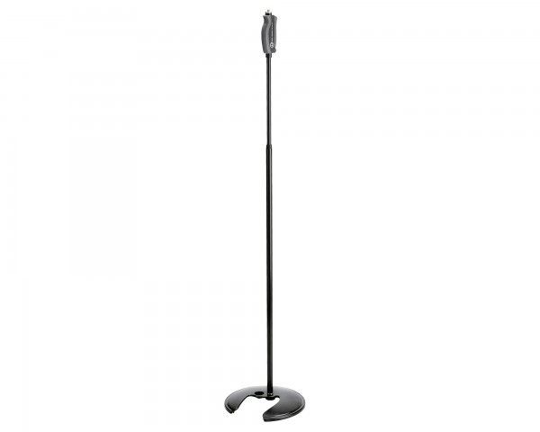 K&M 26075 Mic Stand Stackable with One-Hand Clutch Adjust Black - Main Image