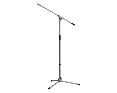 210/6 Soft Grey Touch Mic Boom Stand All-Metal with Long Legs