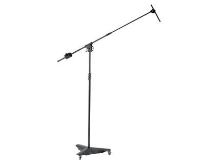 21430 Heavy Steel Overhead Microphone Stand Black