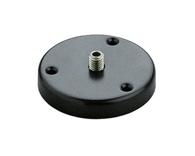 22140 221D 73mm Table Flange with 4mm Cable Entry Hole BLACK