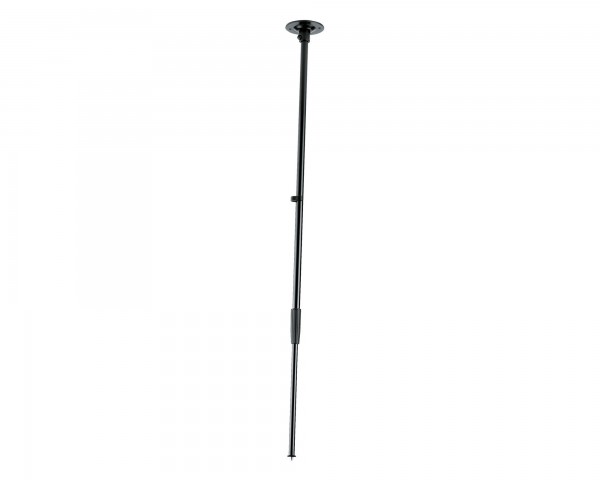 K&M 22160 Ceiling Mounting Stand extends 860-1560mm Black - Main Image