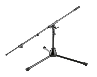 255 Low Level Mic Boom Stand with 2-Section Boom Arm Black