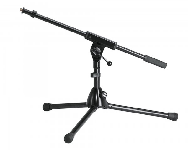 K&M 259/1 Extra Low Mic Boom Stand Bass For Drums/Special Use Black - Main Image