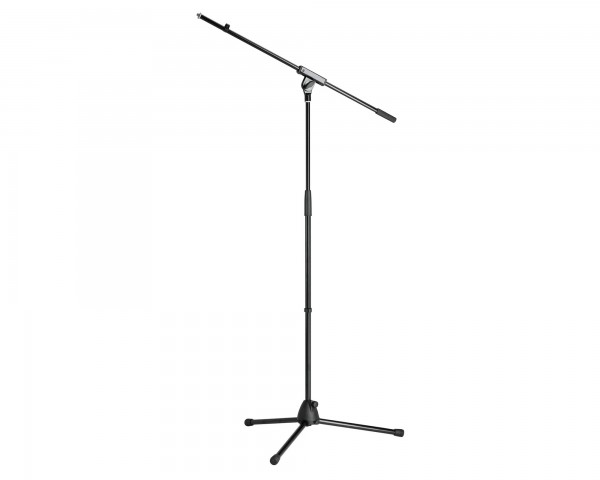 K&M 27105 Cost Effective Microphone Boom Stand with Plastic Base - Main Image