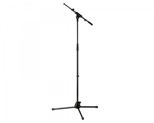 K&M 27195 Fibreglass Reinforced Plastic Base Mic Stand Black - Main Image