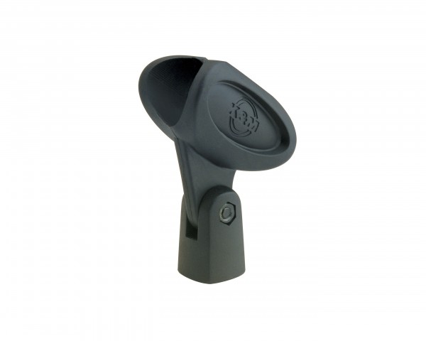K&M 85050 Microphone Clip - 3/8 and 5/8 Diameter 22-28mm - Main Image