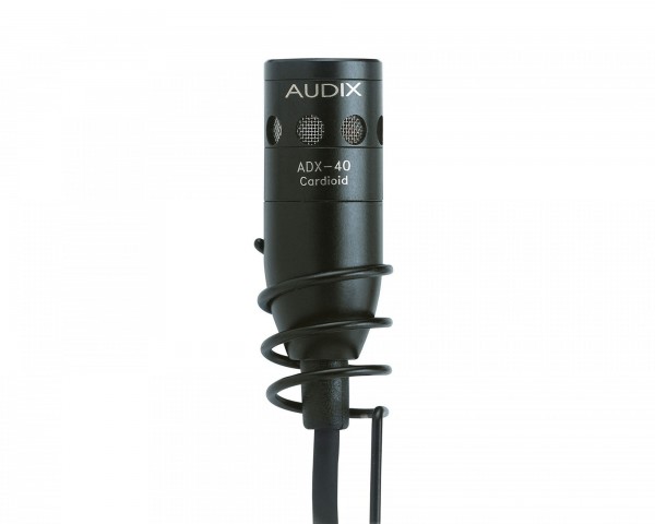 Audix ADX40/HC Hanging H/Cardioid Mic 9.1m Cable Black Inc APS910 - Main Image