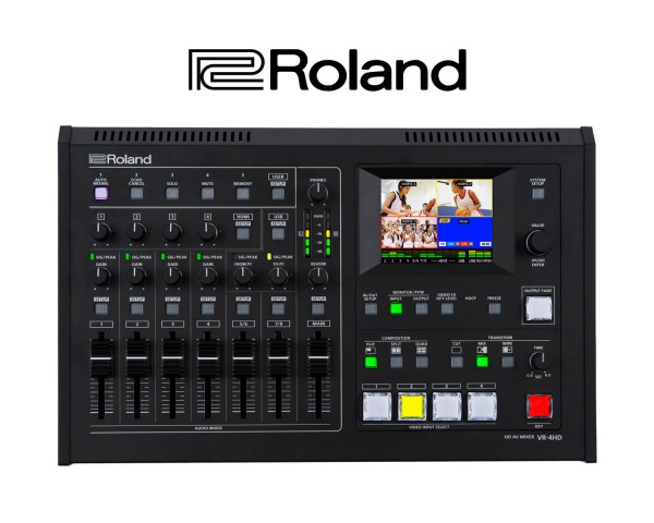 Roland Announces Software and Firmware Updates for the Roland VR-4HD