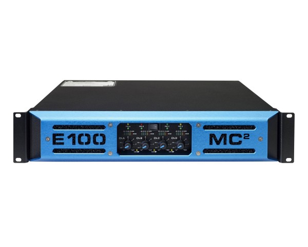 MC2 Audio E100 Class D Quad Power Amp 4x2500W @ 4Ω 2U - Main Image