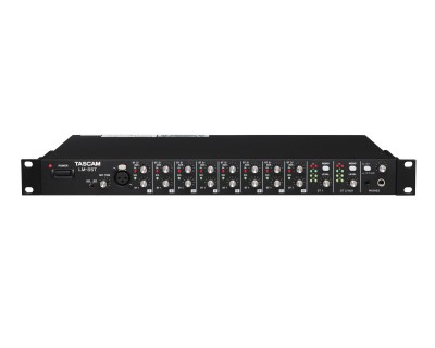 LM-8ST Stereo 8Ch Line Mixer with extra Mic/Line XLR Input 1U