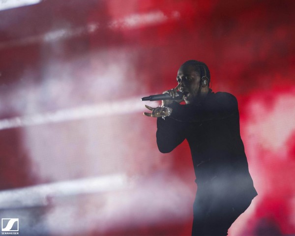 Kendrick Lamar Steals the Show at Coachella using the Sennheiser Digital 6000 Wireless System