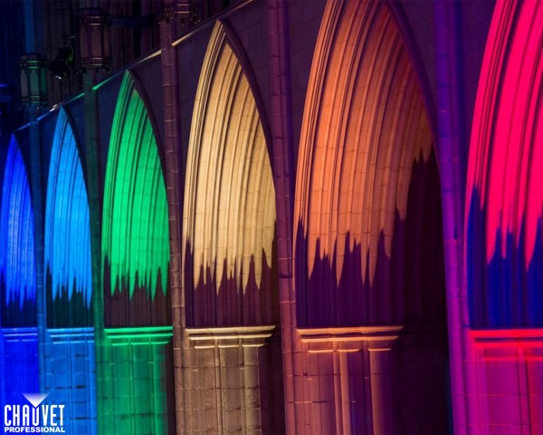 Elizabeth Coco Creates Colour Scape At National Cathedral With CHAUVET Professional