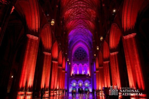 Elizabeth Coco Creates Colour Scape At National Cathedral With CHAUVET Professional