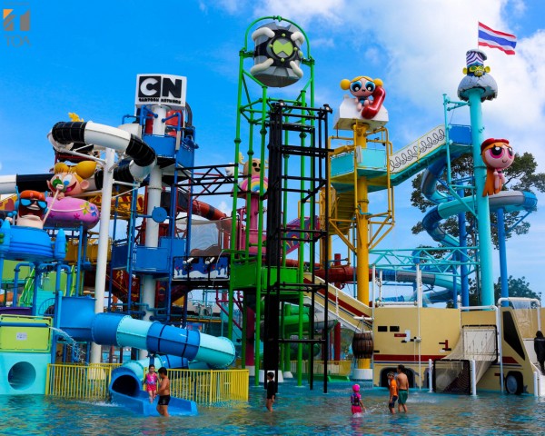 TOA install Splash Proof Sound at The World's First Cartoon Network Themed Water Park