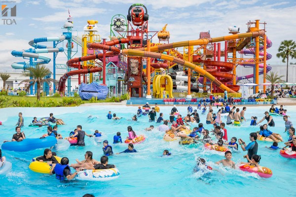 TOA install Splash Proof Sound at The World's First Cartoon Network Themed Water Park