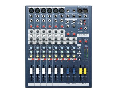 EPM6 6:2 Multipurpose Mixer 6-Mic 2-Stereo i/p Exc Rack Kit